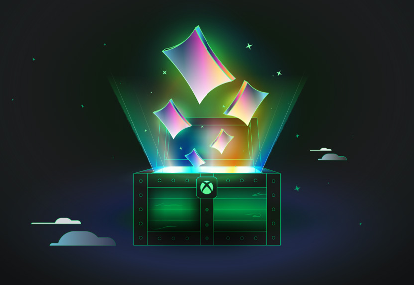 Xbox Game Pass library treasure chest